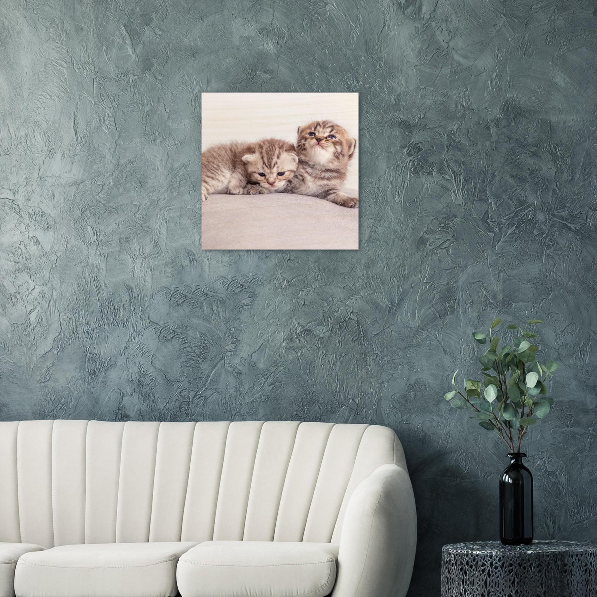 Personalized wood print with cat photo – Pet picture on wood – Gift for cat lovers – Natural wall art with your pet photo
