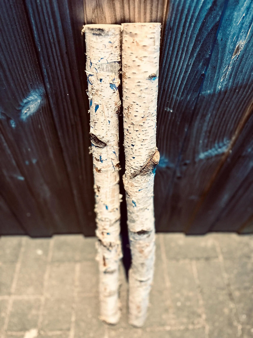 Birkenstamm 80 cm | 4–5 cm Ø | Dekoholz natur | Trocken | DIY Basteln Hochzeit Deko Weihnachten Bunterkopf