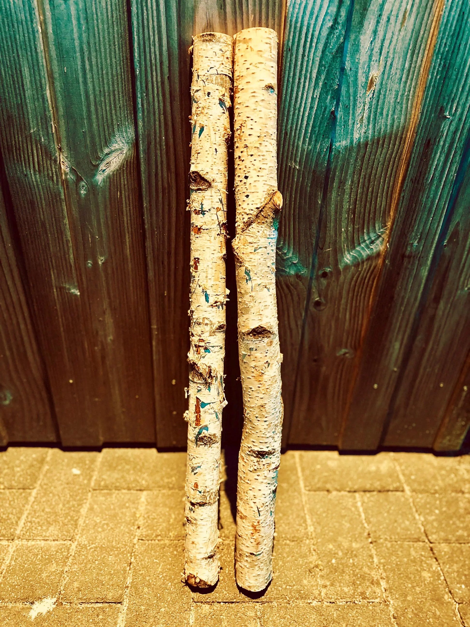 Birkenstamm 80 cm | 4–5 cm Ø | Dekoholz natur | Trocken | DIY Basteln Hochzeit Deko Weihnachten Bunterkopf